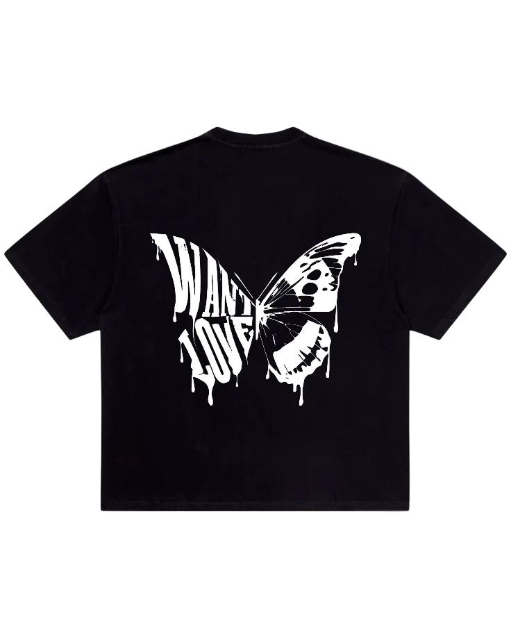 WANT LOVE! OVERSIZED T-SHIRT